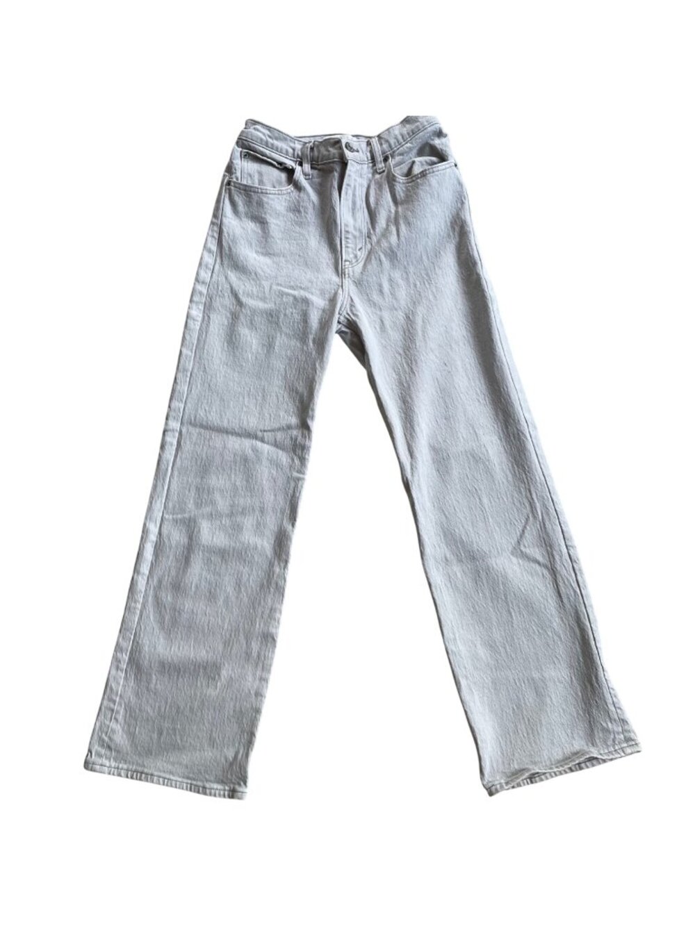 Abercrombie & Fitch Womens High Rise 90s Relaxed Jeans Gray Size 27 4 short